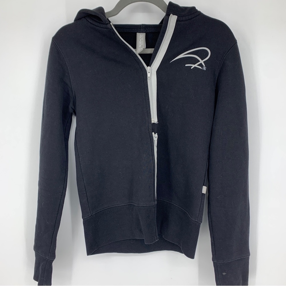 Federation clothing united men’s small hoodie full zip Hood Black‎ zip